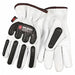 Leather Gloves White M PK12