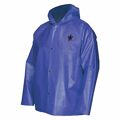 Rain Jacket Bound Seam L Blue Unisex