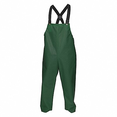 Bib Pant 2XL Green Unisex Nylon Liner