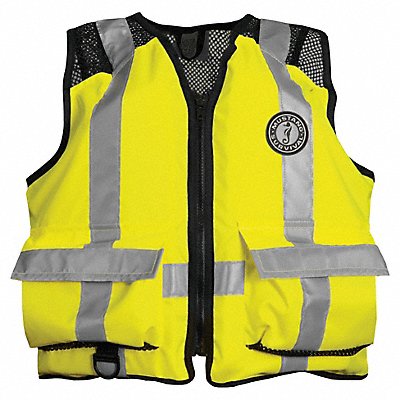 High Vis Mesh Foam Vest