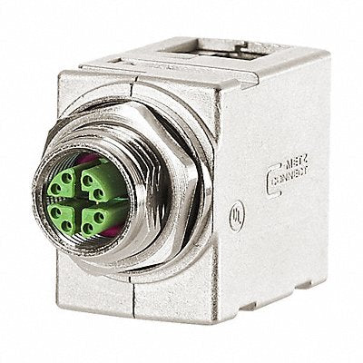 Panel Feed-Through Adapter Metallike