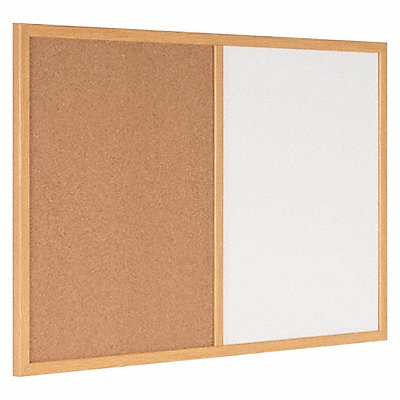 Cork Combo Board 2 ft.x3ft. Oak Frame