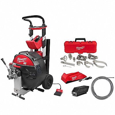 Cordless Drum Drain Cleaning Machines