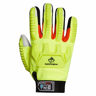 Mechanics Gloves Yellow Back L PR