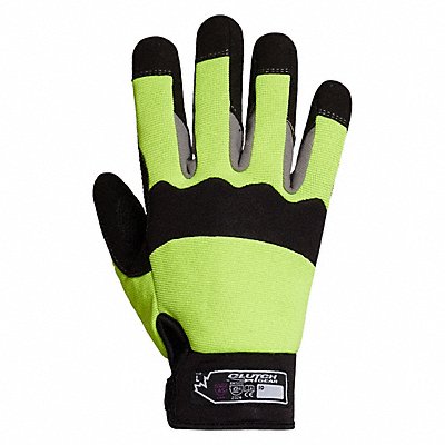 K2457 Mechanics Gloves Black/Lime XL PR