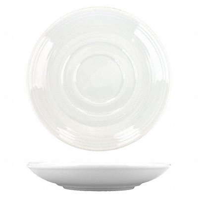 Saucer 4 1/2 Dia Bright White PK36