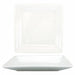 Square Plate 9.75 Dia Bright White PK24