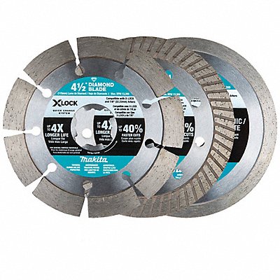 Diamond Blade Variety Pk 7/8 in Arbor Sz