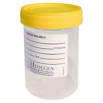 Specimen Container 120 mL Clear PK300