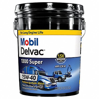 MOBIL DELVAC 1300 SUPER 15W-40 5GA PAIL