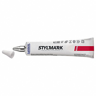 Liquid Paint Markers Tube 6-1/4 L White