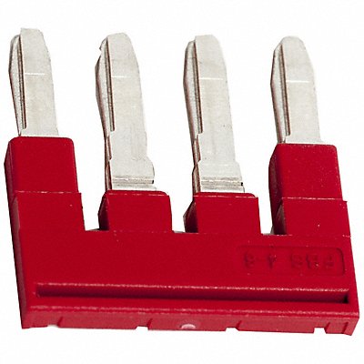 Plug-In Bridge Copper Plastic Red