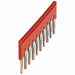 Plug-In Bridge Copper Plastic Red PK10