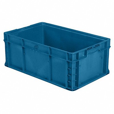 E7307 Straight Wall Ctr Blue Solid Plastic