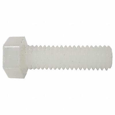 Hex Head Cap Screw Nylon Plain M8 PK10