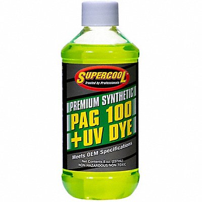 A/C Comp Lube UV Dye 8 Oz Flsh Pnt 450 F