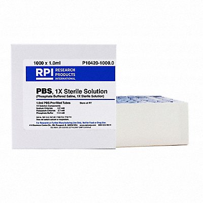 PBS 1x Solution 1000 Pre-Filled Tubes