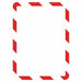 Sign Holder Red/White Magnetic PK2