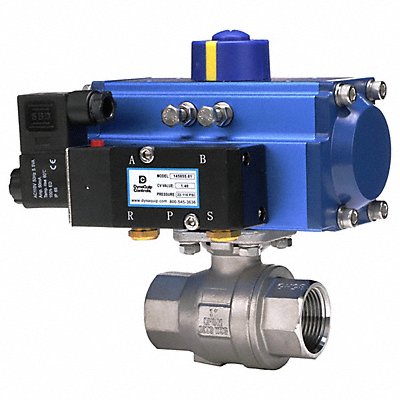 Ball Valve 1/2 In FNPT Double Acting SS