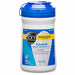 Sanitizer Wipes Canister 6 x 6-3/4 PK12