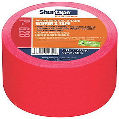 Gaffer s Tape Red 1 7/8inx54.5 yd PK24