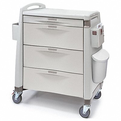 Medication Cart 250 lb Polymer Assembled