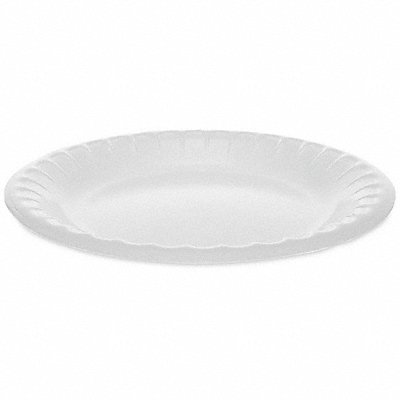 Disposable Foam Plate 6 in White PK1000