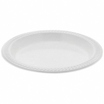 Disp Plastic Plate 6 in White PK1000