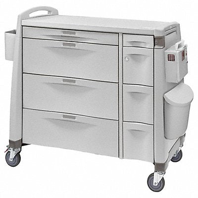 Medication Cart 250 lb Polymer Assembled