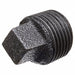 Pipe Fittings Plug 1/4 Iron