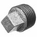 Pipe Fittings Plug 1-1/2 Iron