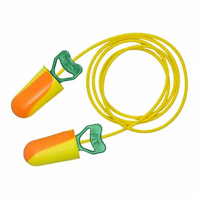 Earplugs Push-In Corded Orng/Ylw PK100