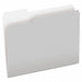 Letter File Folders Gray/Lt Gray PK100