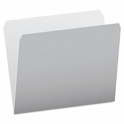 Letter File Folders Gray/Lt Gray PK100