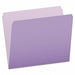 Letter File Folders Lavender PK100