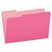 Legal File Folders Pink/Lt Pink PK100