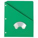 Pocket Folder Green 11 Pt. Stock PK25