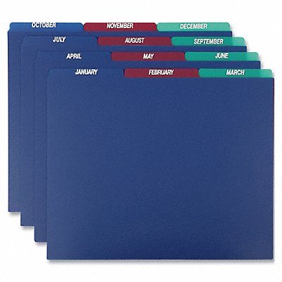 Binder Divider Preprintd Multicolor PK12