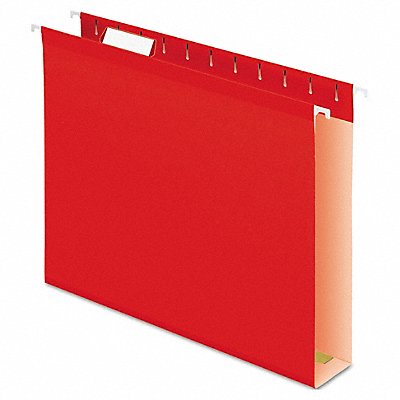 Letter File Folders Red PK25