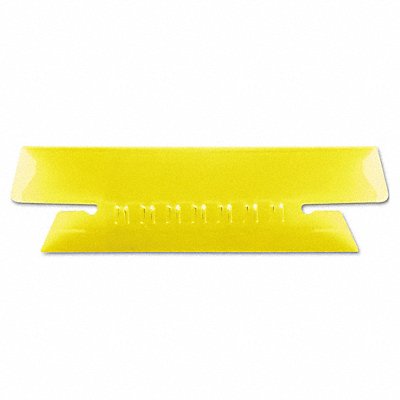 Hanging Folder Insert Plastc Yellow PK25