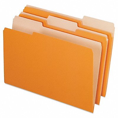 Legal File Folders Orange PK100