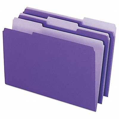 Legal File Folders Violet PK100