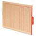 Outguides Preprinted Tabs Red PK100