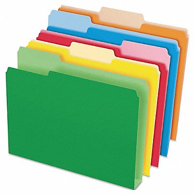 Letter File Folders Assorted PK50