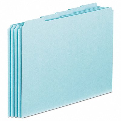 File Guide Set Write-On Tabs Blue PK100