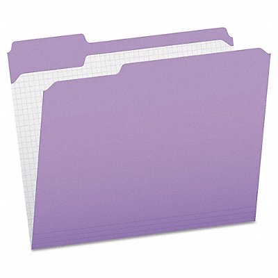 Letter File Folders Lavender PK100