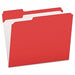 Letter File Folders Red PK100