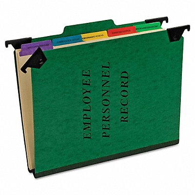 Hanging Emp/Personnel File Folder Green