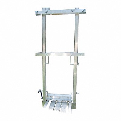 Pump Jack Scaffold Rails and Rail Holders