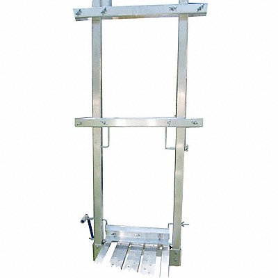 Pump Jack Scaffold Rails and Rail Holders